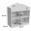 Ver imagem 2 de Organizador Casinha Nara 100% Mdf