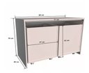 Ver imagem 6 de Rack de 80 Cm Infantil com 2 Baú 100% Mdf