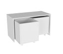 Ver imagem 2 de Rack de 80 Cm Infantil com 2 Baú 100% Mdf
