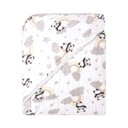 Ver imagem 1 de Toalha de Banho Bebe Soft com Capuz Bublim: Panda Cinza