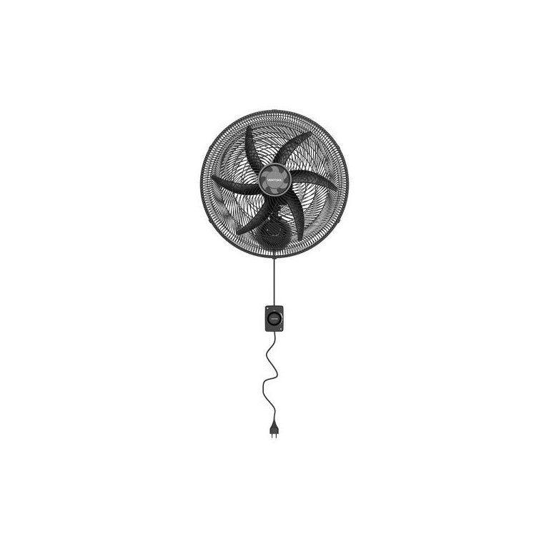 Ventilador Osc Parede Monta Facil 50cm 6p Preto 127v Ventisol
