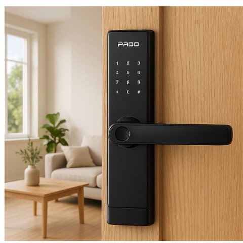 Fechadura Digital Pado Fde 250 Aplicativo Ttlock Ideal Airbnb | Senha Tag Biometria Chave Bluetooth