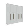 Guarda-Roupa 6 Portas Veneza Neve - 1