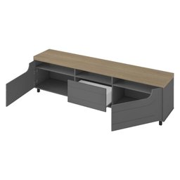 Rack para TV até 75 Polegadas 200cm 2 Portas 1 Gaveta Multimóveis CR45325 - 5