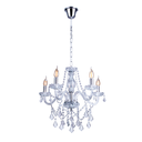 Ver imagem 1 de Lustre Pendente Candelabro France Nice 5 lâmpadas E14 Bivolt Transparente