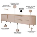 Ver mais imagens de Rack com Painel para Tv 75 Pol Dion D05 Off White