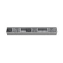 Ver imagem 1 de Canal Organizador 125x12 para Cozinha Produzido em Aço Inox com Acessórios - Uac0008-n
