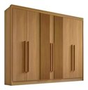 Ver imagem 1 de Guarda Roupa Casal Athos Ripado Cinamomo Ddoro