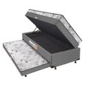 Ver imagem 1 de Bibox Solteiro com Baú e Auxiliar 5cm Cinza