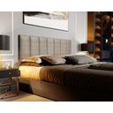 Ver imagem 2 de Cabeceira Painel Imperial Estofada Suspensa Queen Bege 1,60m - Pc Móveis
