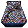 CAMA PET BERÇO DUPLA FACE 100% ALGODÃO - AZUL MARINHO - 1