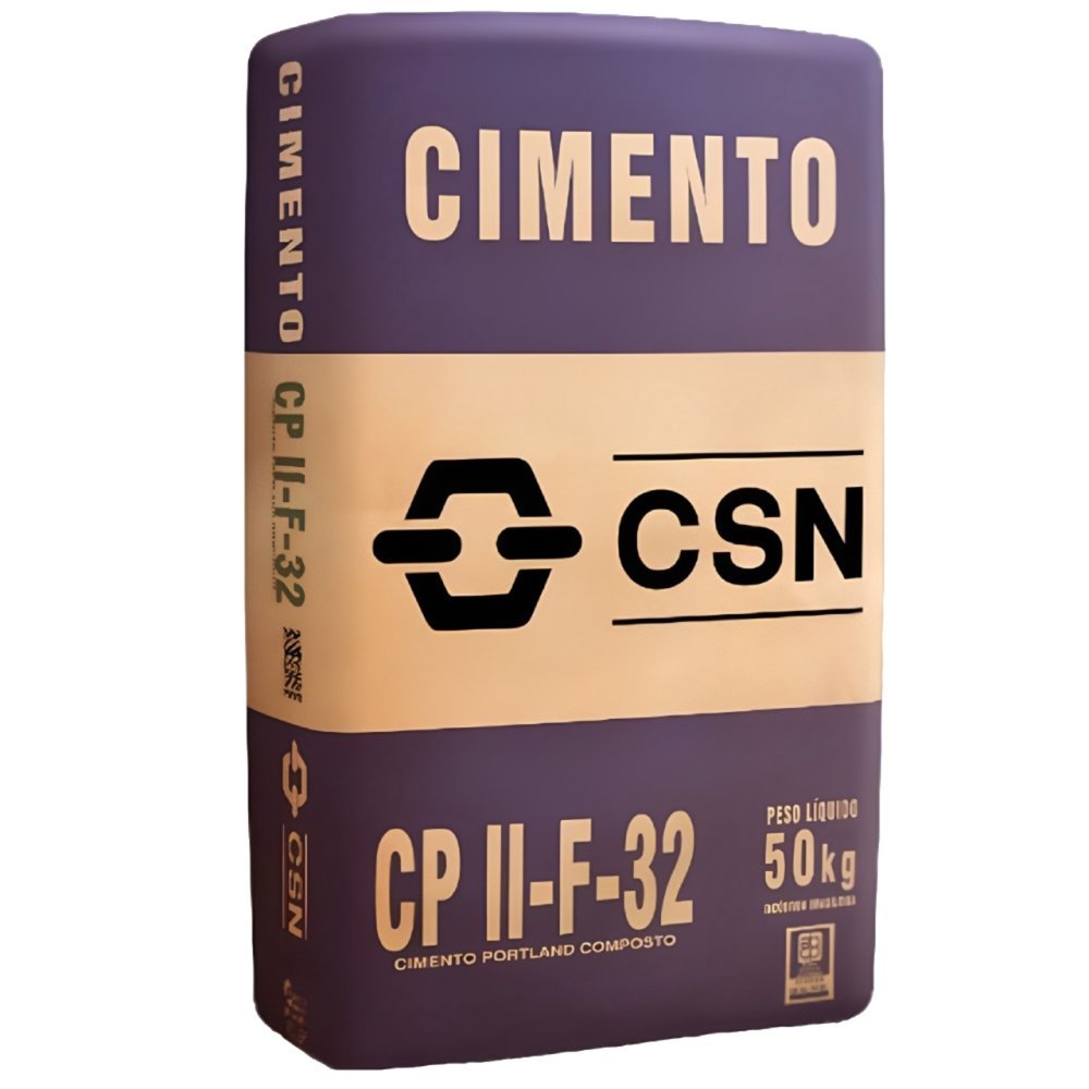 Cimento Cpii F Uso Geral 50 Kilos - Csncpiif - Csn - 1