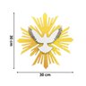 Aplique Decorativo Parede Mdf Espírito Santo Amor Deus Jesus - 5