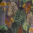 Ver imagem 1 de Papel de Parede Estampado Tons de Verde e Marrom+ Cola Inclusa- Vinilico Lavável