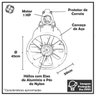 Exaustor de Transmissão (com Correia) Mais Vento ECV 50 TTR (Trifásico - 1.700 RPM de 2 HP) - 3