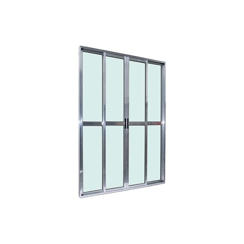 Porta Balcão 4 Folhas Vidro 210x200 Linha 25