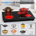 Ver imagem 6 de Vbgk Cooktop Elétrico 30" 7200w com 4 Queimadores e Controle por Botão