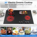 Ver imagem 7 de Vbgk Cooktop Elétrico 30" 7200w com 4 Queimadores e Controle por Botão