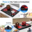 Ver imagem 5 de Vbgk Cooktop Elétrico 30" 7200w com 4 Queimadores e Controle por Botão