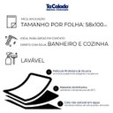 Ver imagem 3 de Papel de Parede Lavavel para Banheiro Revestimento Brilho Bolhas - 0,58 x 1,00m