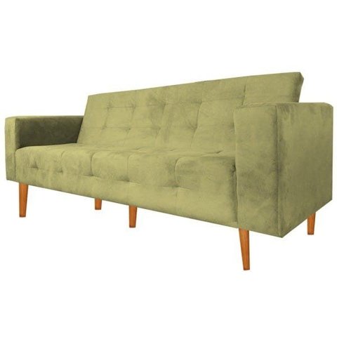 Namoradeira Sofá Monica 3 Lugares 1,90 Amarelo