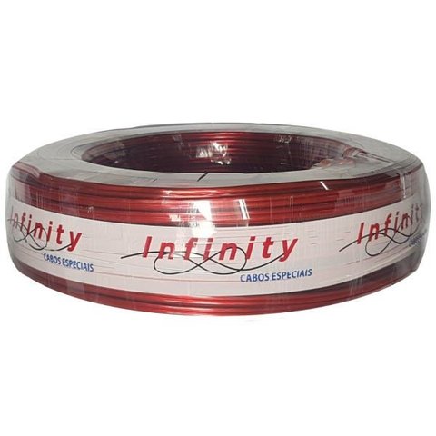 Fio Bicolor 2 Uni - Vermelho-preto Rolo 100 Metros 2x 2,5mm