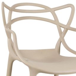Kit 6 Cadeiras e 3 Banquetas Altas Masters Allegra - Nude - 9