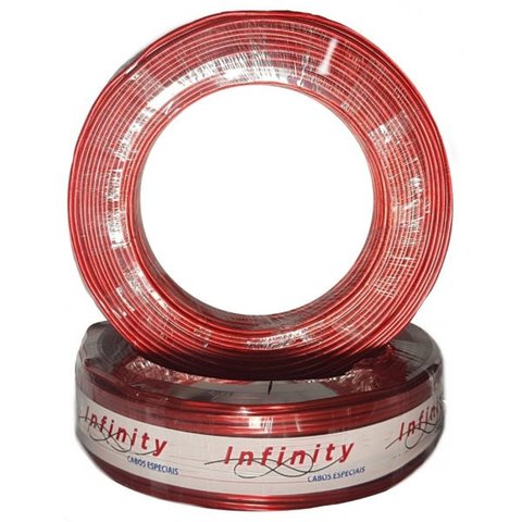 KIT Fio Bicolor Vermelho 1,5 + Fio Bicolor Vermelho 2,5