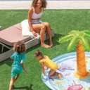 Ver imagem 4 de Piscina Inflável Infantil Spray Palmeira 166l com Pulverizador de Água Intex