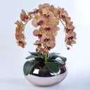 Ver imagem 2 de Arranjo de Orquídea de Silicone Vaso Rose Gold Cris