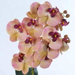 Arranjo de Orquídea Artificial em Vaso Cobre Valentina - 3