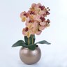 Arranjo de Orquídea Artificial em Vaso Cobre Valentina - 2