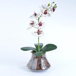 Arranjo de Orquídea Artificial Tigre de Silicone Raquel - 2