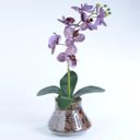 Ver imagem 1 de Arranjo de Orquídea Artificial Lilás e Vinho Michele