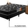 Cama Box Conjugada Casal Preto Poliéster Espuma D28 Umaflex Granada 51x138x188 - 4