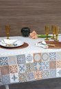 Ver imagem 1 de Toalha de Mesa Linho Estampado Ceramic - 1,58x3,20