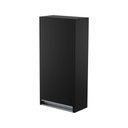 Ver imagem 2 de Armário para Lavanderia 1 Porta 2 Prateleiras MDP 30cm Preto Mercado Das Prateleiras
