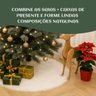 Saia Tapete Base Árvore de Natal Modelo 10 Decoração Papai Noel Enfeite Natalino Luxo Luvinco - 6