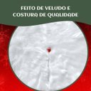 Ver imagem 5 de Saia Tapete Base Árvore de Natal Modelo 10 Decoração Papai Noel Enfeite Natalino Luxo Luvinco