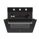 Ver imagem 3 de Forno Elétrico de Embutir Fischer Infinity Grill 78l Preto 220v
