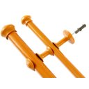 Ver imagem 1 de Kit Varão para Cortinas 3,0mts Duplo 19/28mm Cerejeira