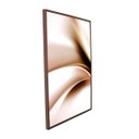 Ver imagem 2 de Quadro 105x70cm 3pçs Abstrato Bronze Moldura