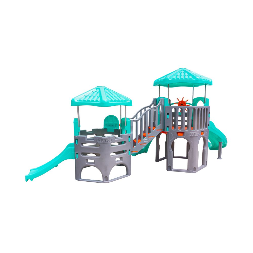 Playground Aqua Spring Freso com Escorregador Infantil - 5