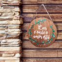 Ver imagem 5 de 6 Unidades Quadro Decorativo Quarto Cozinha Madeira Temático Cor:lar