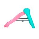 Ver imagem 2 de Escorregador Infantil Grande Lollypop Reto de Plástico Freso