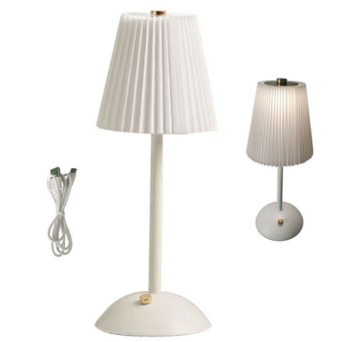 Luminaria Abajur Mesa Led 3 Tons Usb Bateria Recarregavel Cabeceira Sala Quarto Escritorio Decoraçao