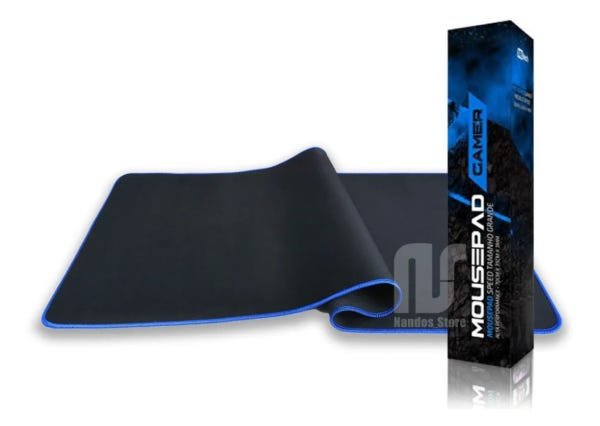 Mouse Pad Speed Gamer Extra Grande 70 x 35 Borda Costurada - Azul Petróleo - 1