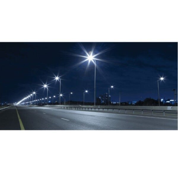 Luminária Publica de Rua LED 100W Pra Poste Luz Branco Frio a Prova D'Água - Atacado e Varejo - 5