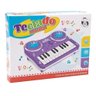 Pianinho Teclado Musical Brinquedo Infantil - Pica Pau - Roxo - 2