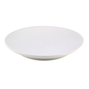 Conjunto Com 2 Pratos De Cerâmica 19Cm Branco